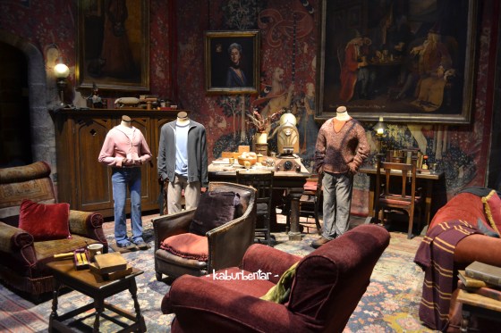 Setting ruang rekreasi Gryffindor